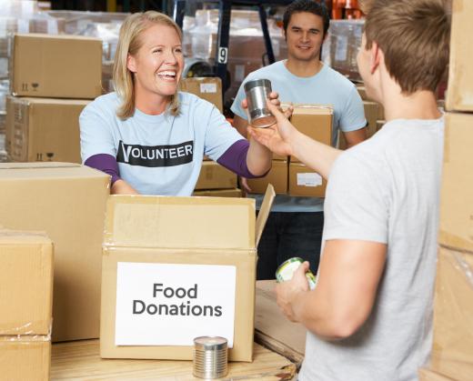 Volunteer coordinators must be good at planning activities, such as food drives.