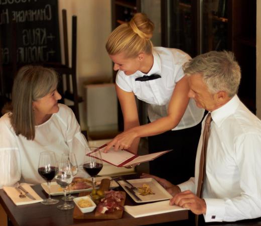 All wait staff may be required to take a food handlers test.