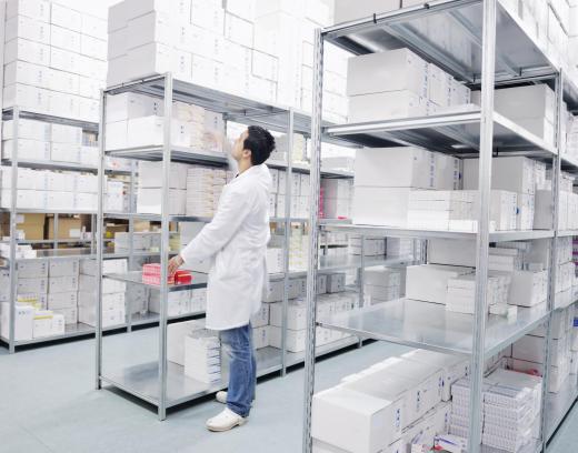 Biochemistry lab assistants often inventory and order supplies for the laboratory.