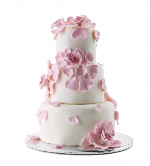 Some pastry chefs specialize in creating wedding cakes.