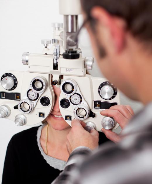 An optometrist assistant might help maintain various pieces of equipment.