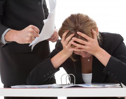 Personnel psychologists examine the factors which contribute to stressful work environments.