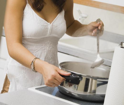 A home economics teacher may instruct students in many different cooking classes each day.