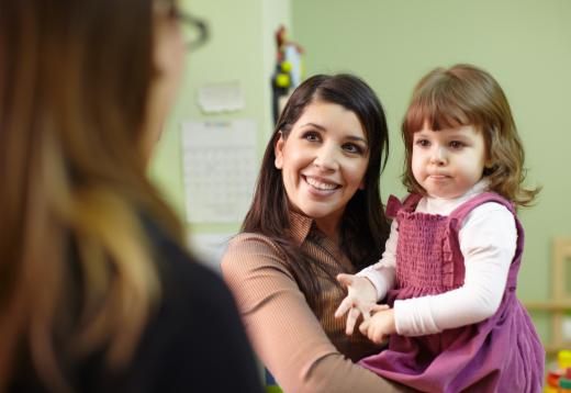 The child care center director has to know each parent and child at the center.