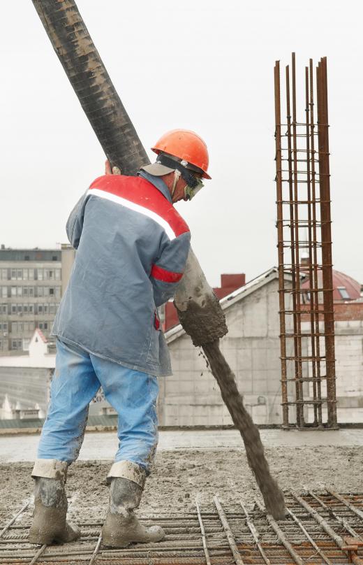 Concrete construction foremen oversee the pouring and finishing of concrete on building projects.