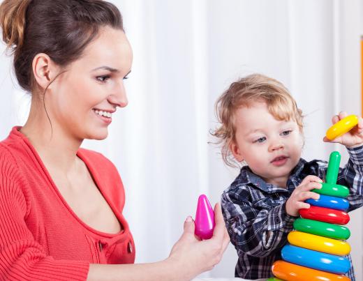 Games and toys may be used to assess a toddler's fine motor development.